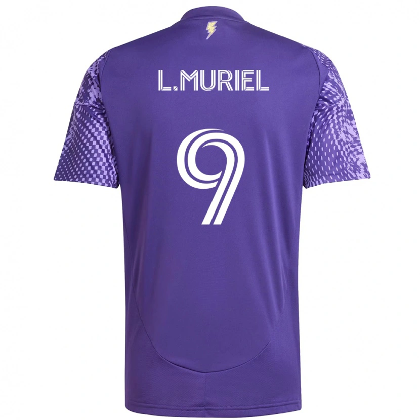 Danxen Mulher Camisola Luis Muriel #9 Roxo Branco Principal 2025/26 Camisa Brasil