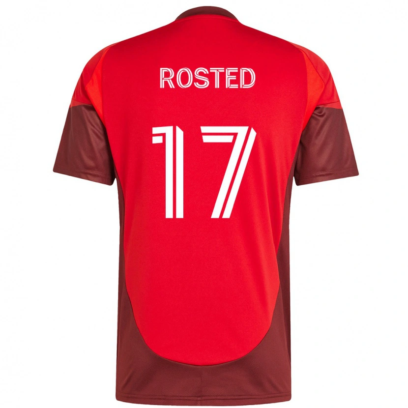 Danxen Mulher Camisola Sigurd Rosted #17 Vermelho Branco Principal 2025/26 Camisa Brasil