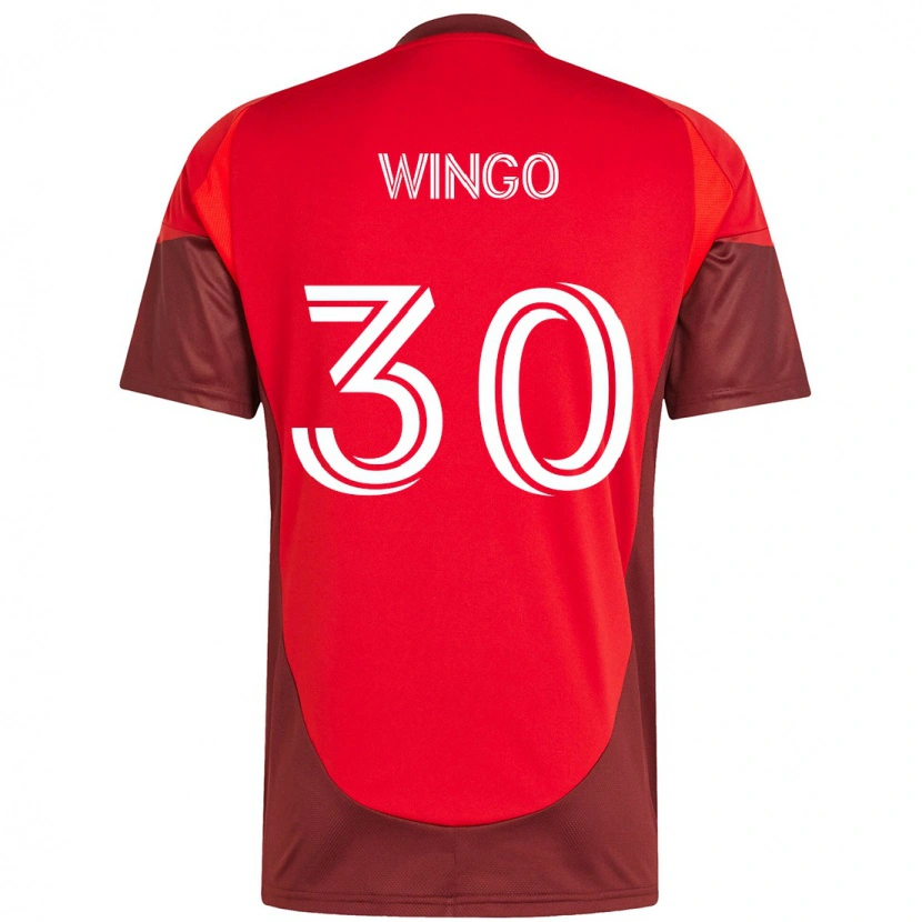 Danxen Mulher Camisola Henry Wingo #30 Vermelho Branco Principal 2025/26 Camisa Brasil