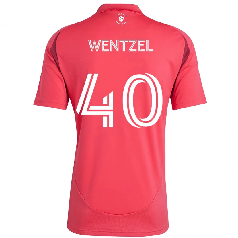 Danxen Mulher Camisola Michael Wentzel #40 Magenta Branco Principal 2025/26 Camisa Brasil