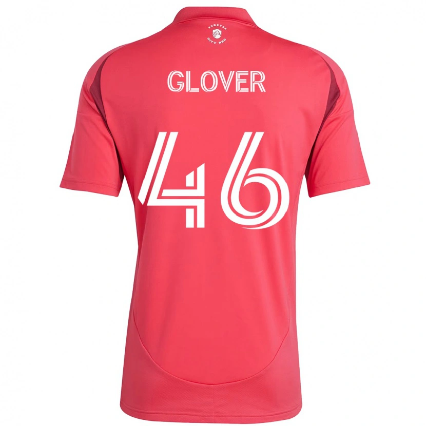 Danxen Mulher Camisola Caden Glover #46 Magenta Branco Principal 2025/26 Camisa Brasil