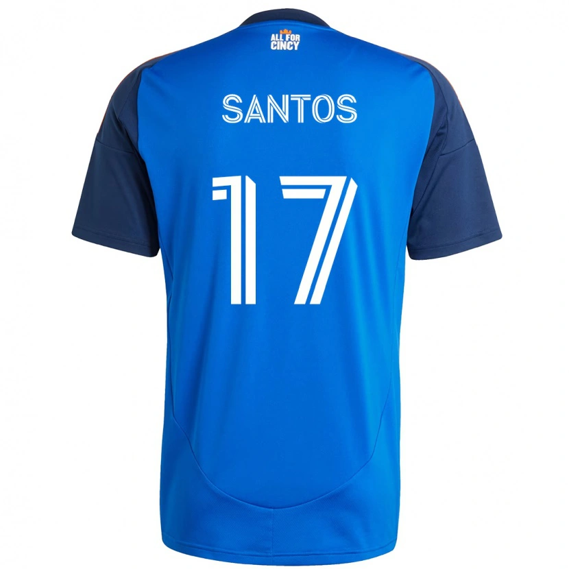 Danxen Mulher Camisola Sergio Santos #17 Azul Escuro Laranja Principal 2025/26 Camisa Brasil