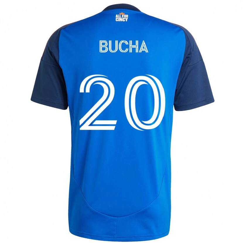 Danxen Mulher Camisola Pavel Bucha #20 Azul Escuro Laranja Principal 2025/26 Camisa Brasil