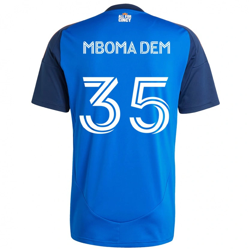 Danxen Mulher Camisola Kenji Mboma Dem #35 Azul Escuro Laranja Principal 2025/26 Camisa Brasil