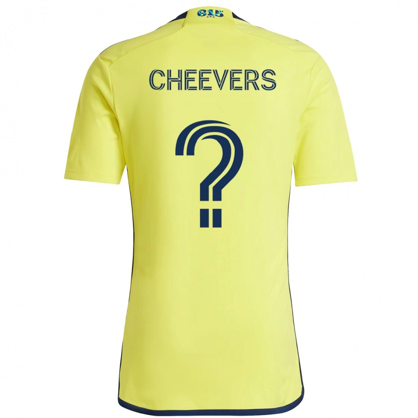 Danxen Mulher Camisola Scott Cheevers #0 Amarelo Azul Marinho Principal 2025/26 Camisa Brasil