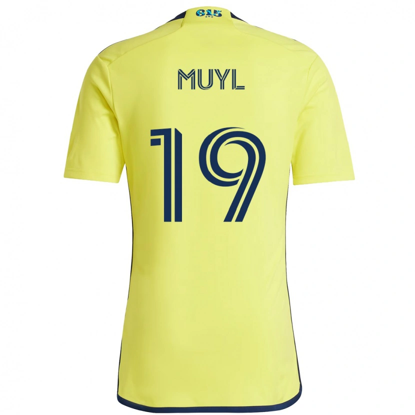 Danxen Mulher Camisola Alex Muyl #19 Amarelo Azul Marinho Principal 2025/26 Camisa Brasil