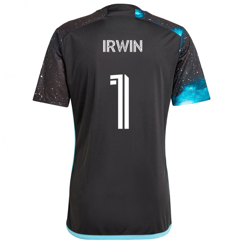 Danxen Mulher Camisola Clint Irwin #1 Preto Azul Principal 2025/26 Camisa Brasil