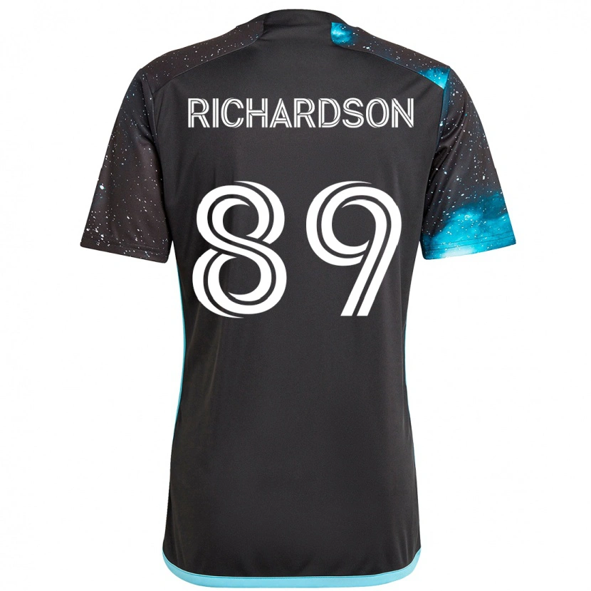 Danxen Mulher Camisola Nick Richardson #89 Preto Azul Principal 2025/26 Camisa Brasil