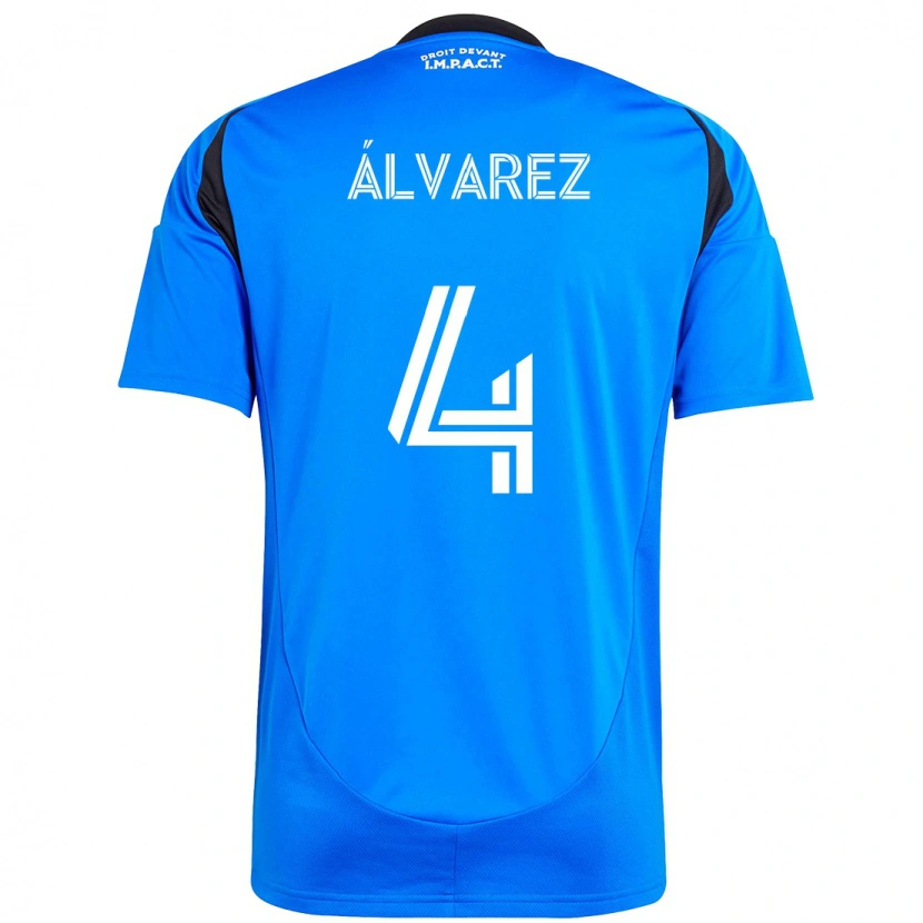 Danxen Mulher Camisola Fernando Álvarez #4 Azul Escuro Preto Principal 2025/26 Camisa Brasil