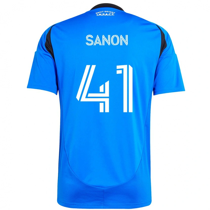Danxen Mulher Camisola Jérémy Sanon #41 Azul Escuro Preto Principal 2025/26 Camisa Brasil