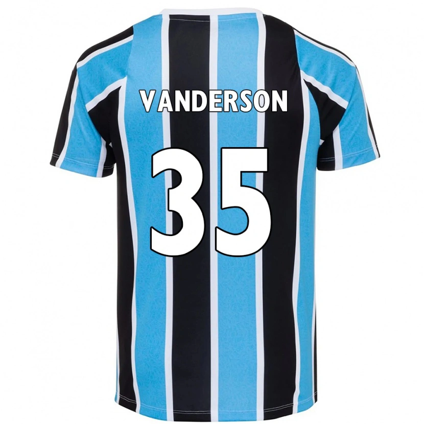 Danxen Mulher Camisola Vanderson #35 Azul Preto Branco Principal 2025/26 Camisa Brasil