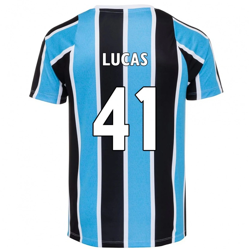 Danxen Mulher Camisola Pedro Lucas #41 Azul Preto Branco Principal 2025/26 Camisa Brasil