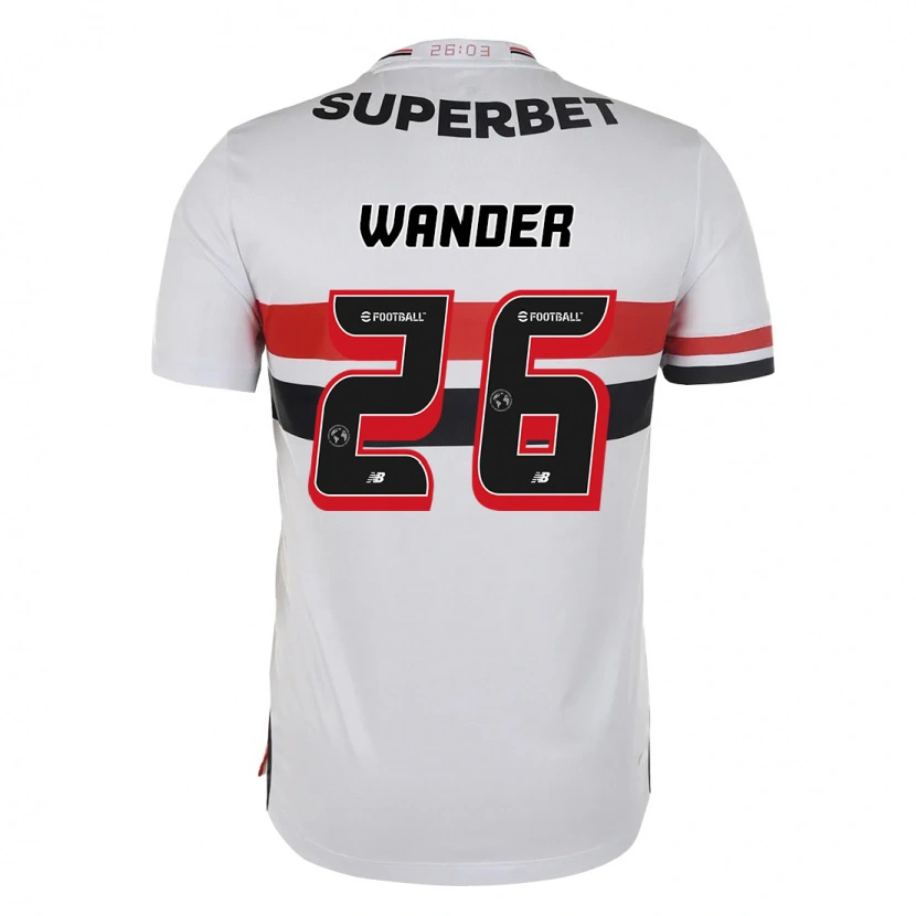 Danxen Mulher Camisola Talles Wander #26 Vermelho Preto Branco Principal 2025/26 Camisa Brasil