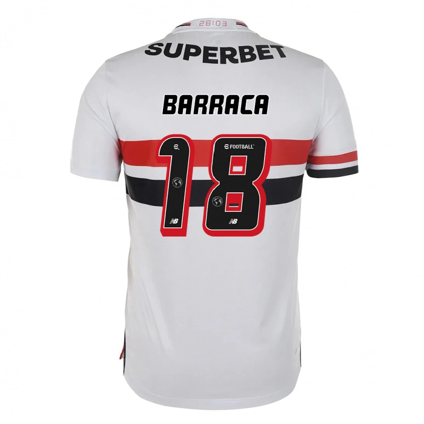 Danxen Mulher Camisola Barraca #18 Vermelho Preto Branco Principal 2025/26 Camisa Brasil