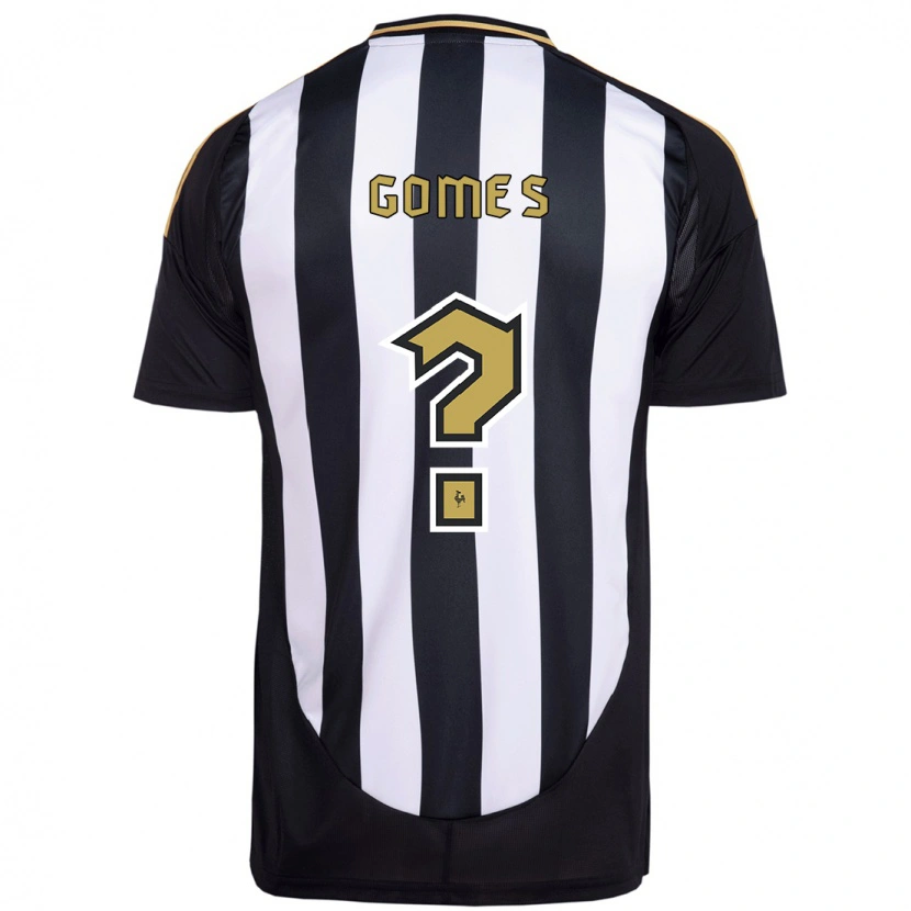 Danxen Mulher Camisola Fábio Gomes #0 Branco Preto Principal 2025/26 Camisa Brasil