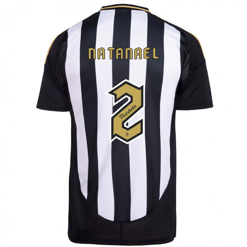 Danxen Mulher Camisola Natanael #2 Branco Preto Principal 2025/26 Camisa Brasil