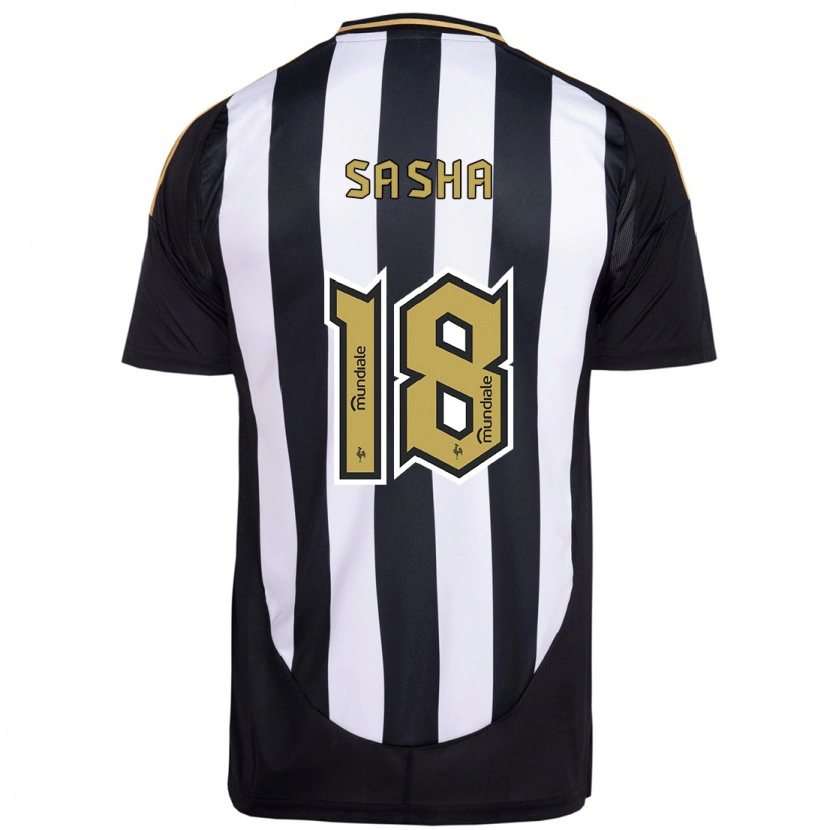 Danxen Mulher Camisola Eduardo Sasha #18 Branco Preto Principal 2025/26 Camisa Brasil