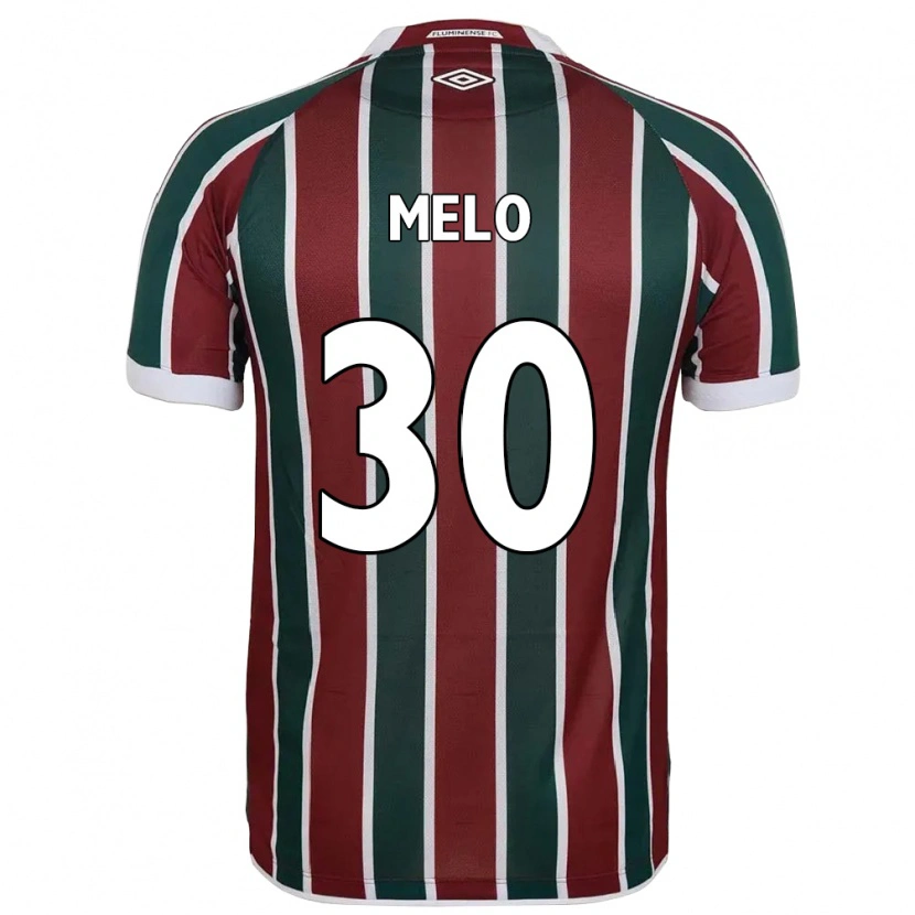 Danxen Mulher Camisola Felipe Melo #30 Verde Bordô Branco Principal 2025/26 Camisa Brasil