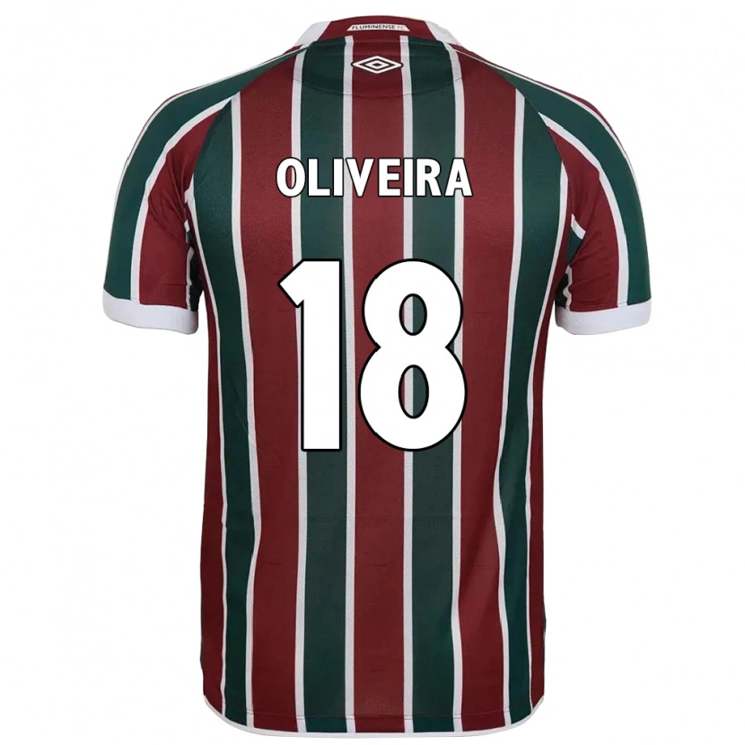 Danxen Mulher Camisola Camila Oliveira #18 Verde Bordô Branco Principal 2025/26 Camisa Brasil