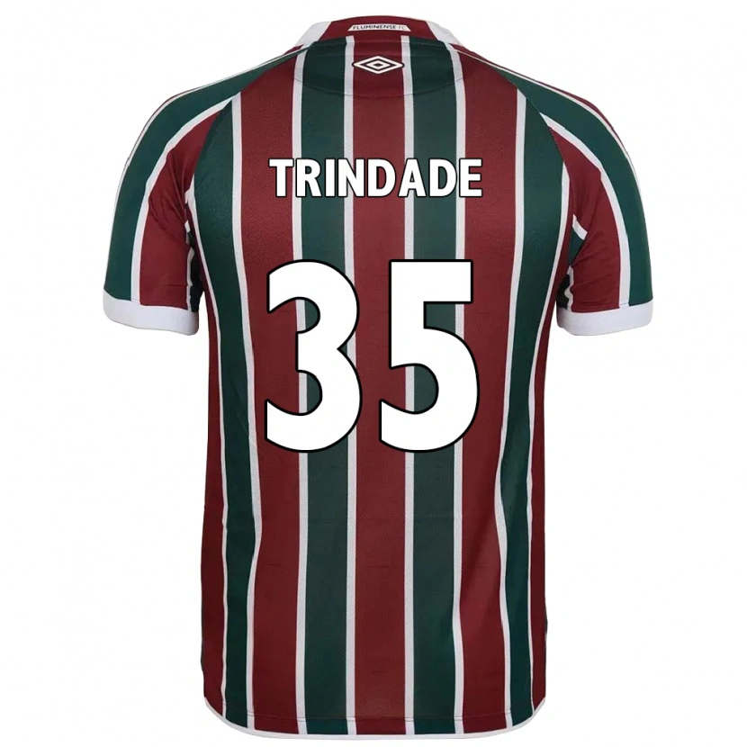 Danxen Mulher Camisola Andre Trindade #35 Verde Bordô Branco Principal 2025/26 Camisa Brasil