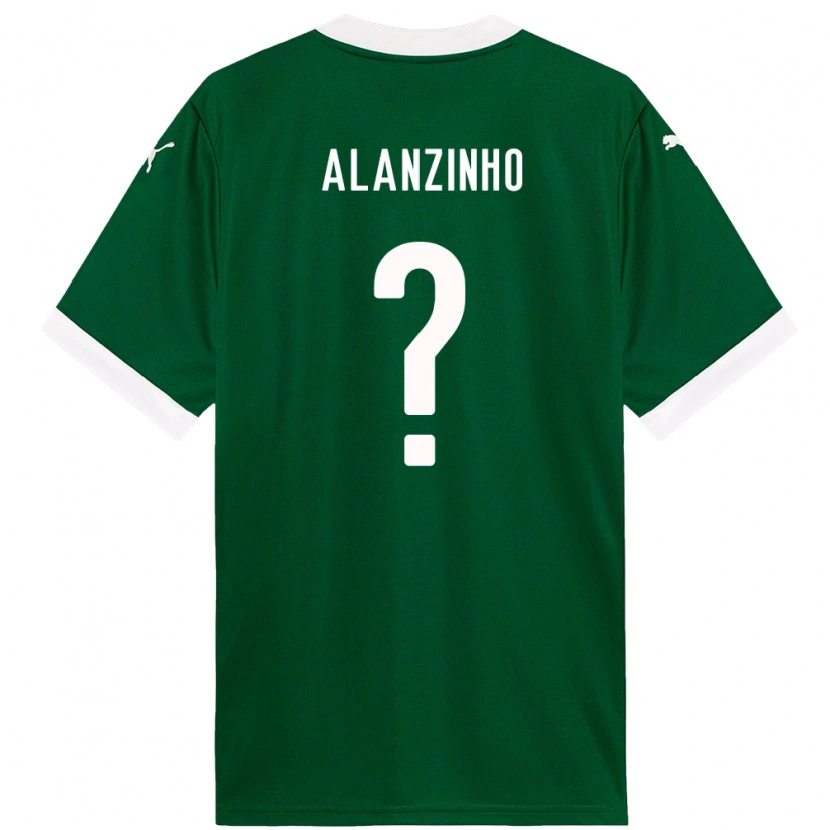 Danxen Mulher Camisola Alanzinho #0 Verde Branco Principal 2025/26 Camisa Brasil