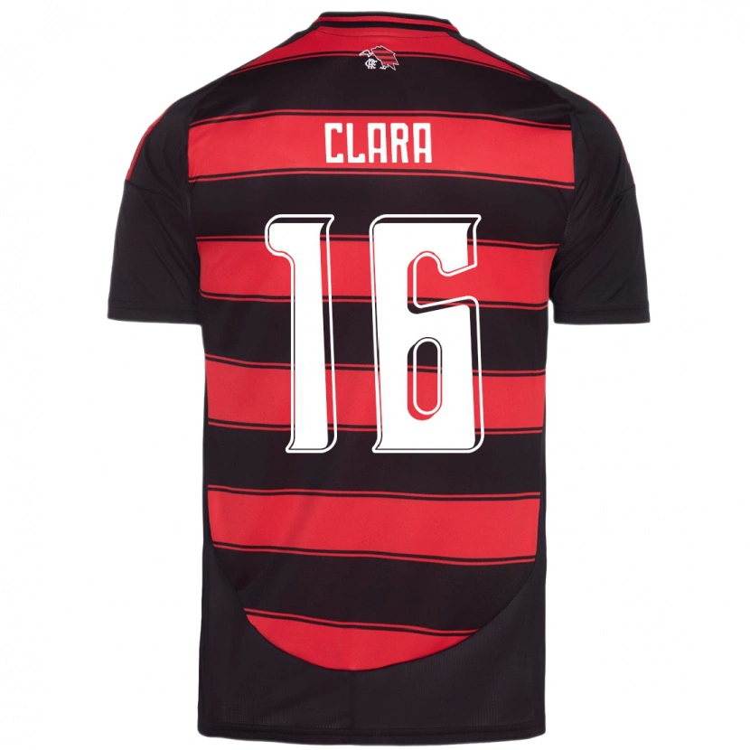 Danxen Mulher Camisola Ana Clara #16 Vermelho Preto Principal 2025/26 Camisa Brasil