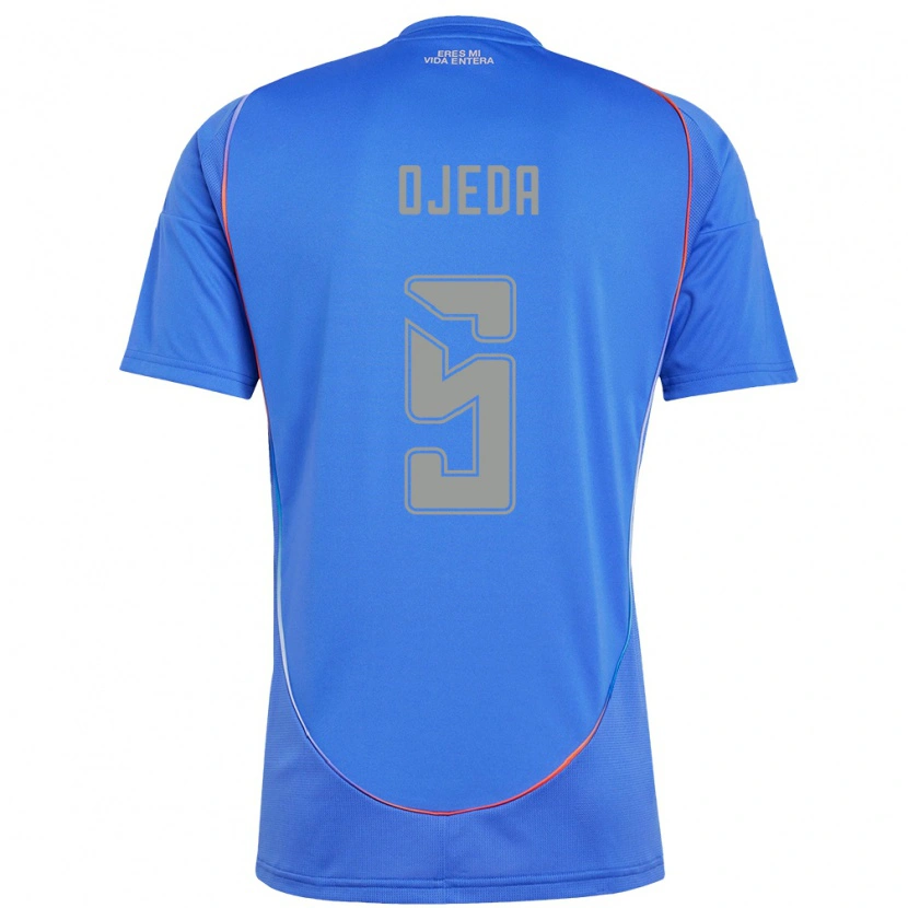 Danxen Mulher Camisola Emmanuel Ojeda #5 Azul Celeste Principal 2025/26 Camisa Brasil