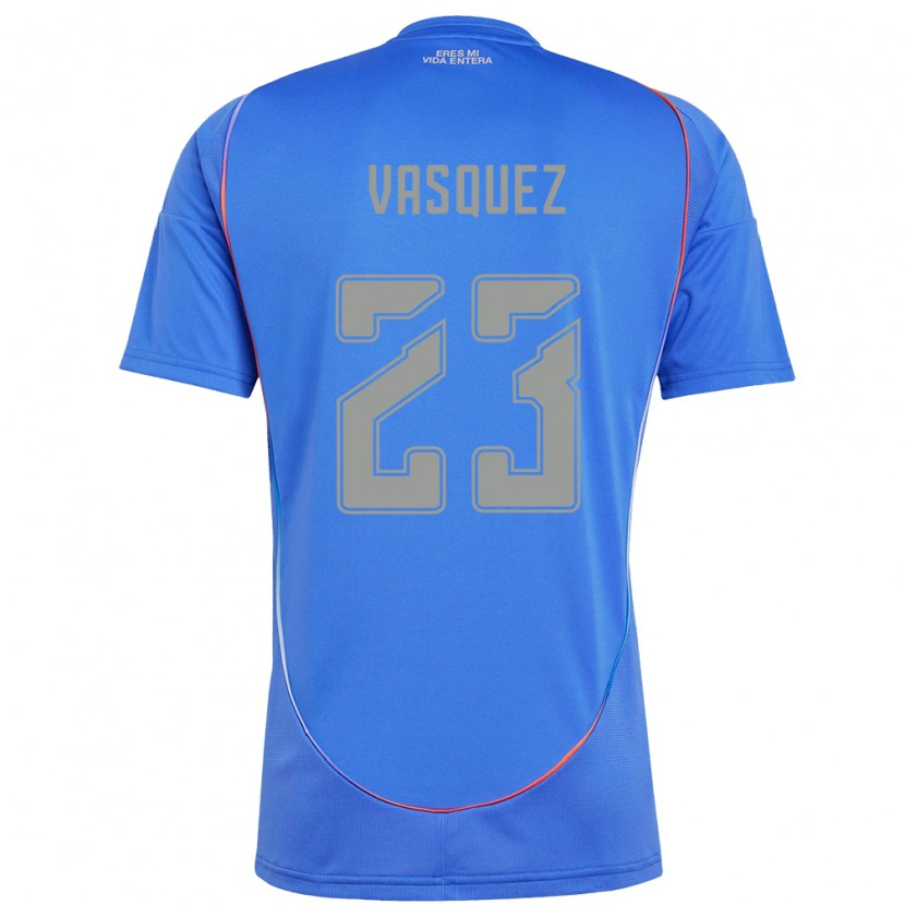 Danxen Mulher Camisola Ignacio Vásquez #23 Azul Celeste Principal 2025/26 Camisa Brasil