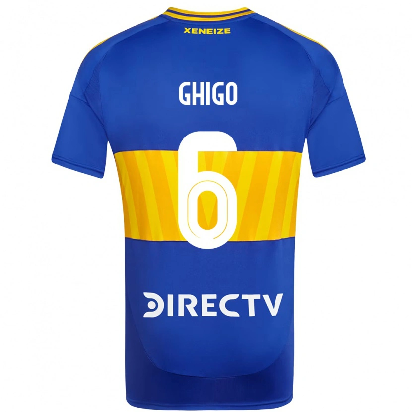 Danxen Mulher Camisola Cecilia Ghigo #6 Azul Royal Amarelo Principal 2025/26 Camisa Brasil