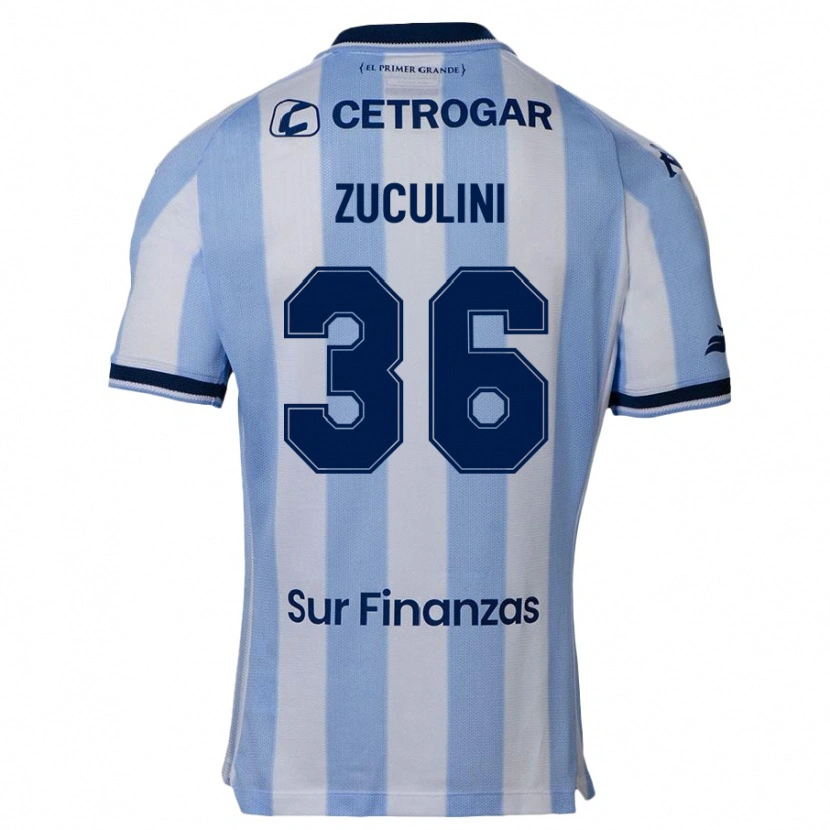 Danxen Mulher Camisola Bruno Zuculini #36 Azul Celeste Principal 2025/26 Camisa Brasil