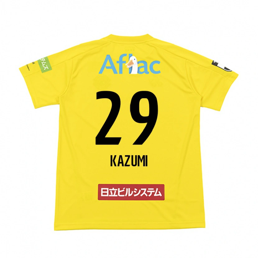 Danxen Mulher Camisola Takuto Kazumi #29 Preto Amarelo Principal 2025/26 Camisa Brasil