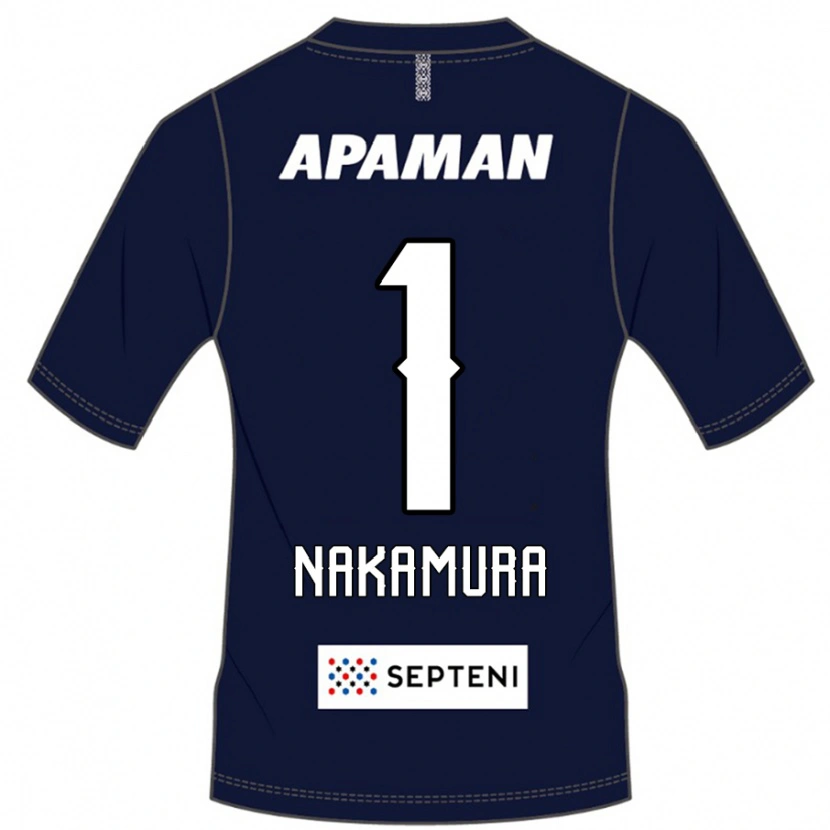 Danxen Mulher Camisola Seigo Nakamura #1 Azul Royal Branco Principal 2025/26 Camisa Brasil