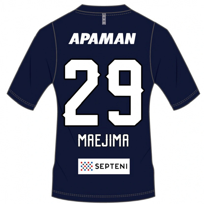 Danxen Mulher Camisola Yota Maejima #29 Azul Royal Branco Principal 2025/26 Camisa Brasil