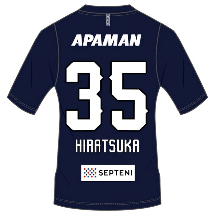 Danxen Mulher Camisola Yuto Hiratsuka #35 Azul Royal Branco Principal 2025/26 Camisa Brasil