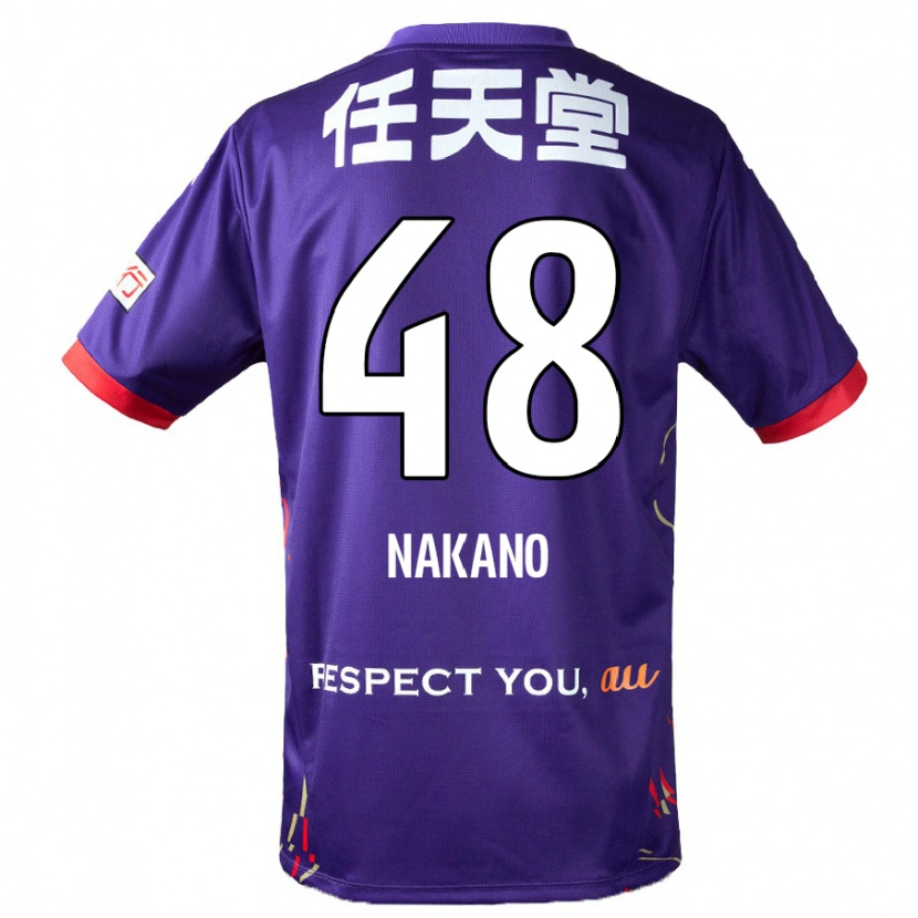 Danxen Mulher Camisola Ryuma Nakano #48 Roxo Branco Preto Principal 2025/26 Camisa Brasil