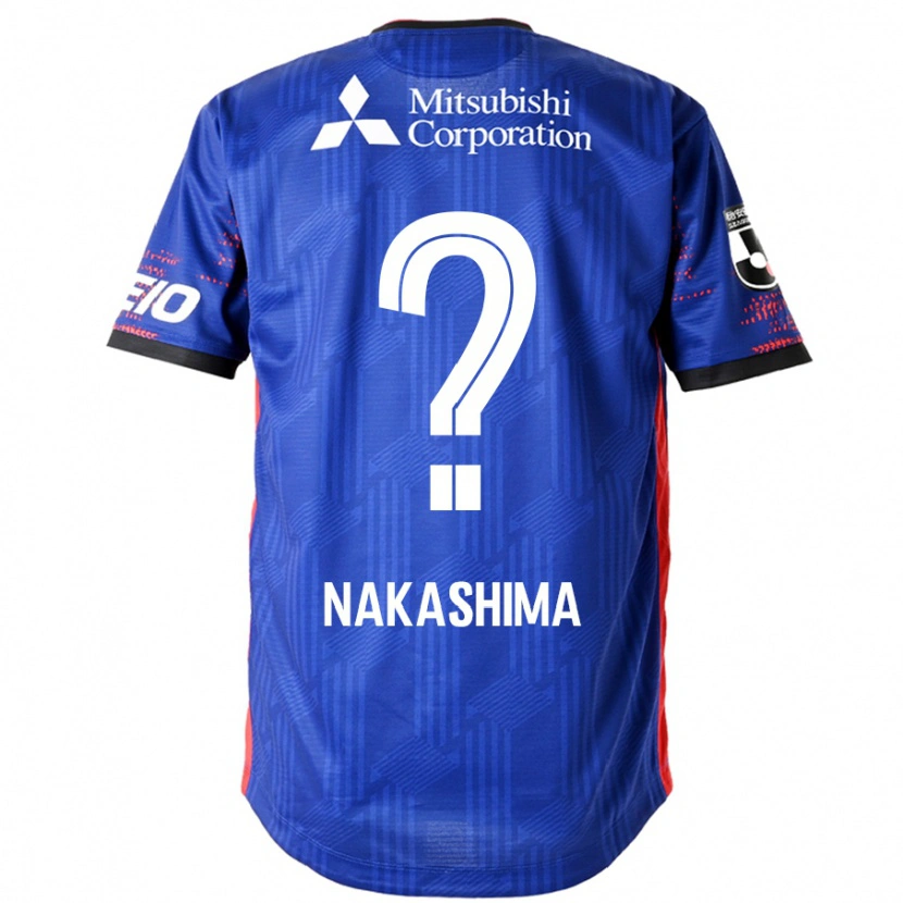 Danxen Mulher Camisola Riku Nakashima #0 Azul Royal Branco Principal 2025/26 Camisa Brasil