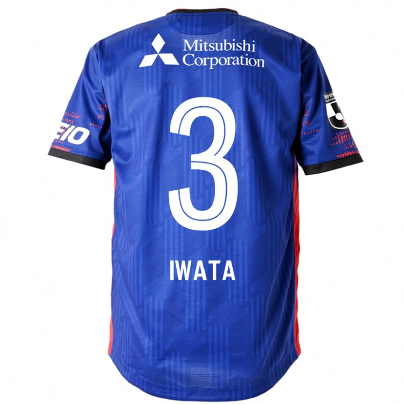 Danxen Mulher Camisola Yuki Iwata #3 Azul Royal Branco Principal 2025/26 Camisa Brasil