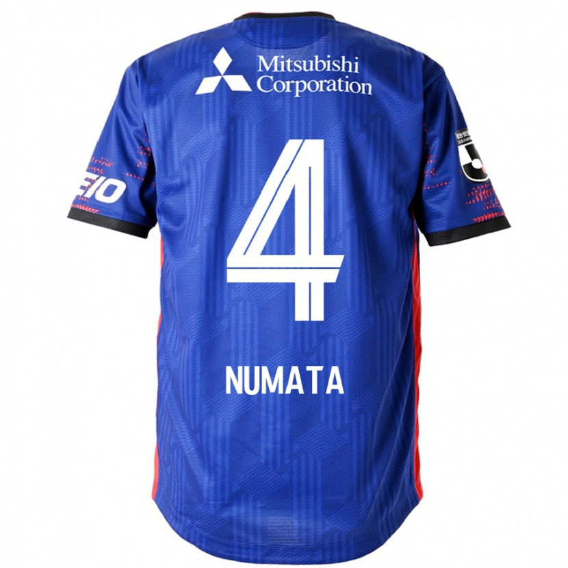 Danxen Mulher Camisola Seisa Numata #4 Azul Royal Branco Principal 2025/26 Camisa Brasil