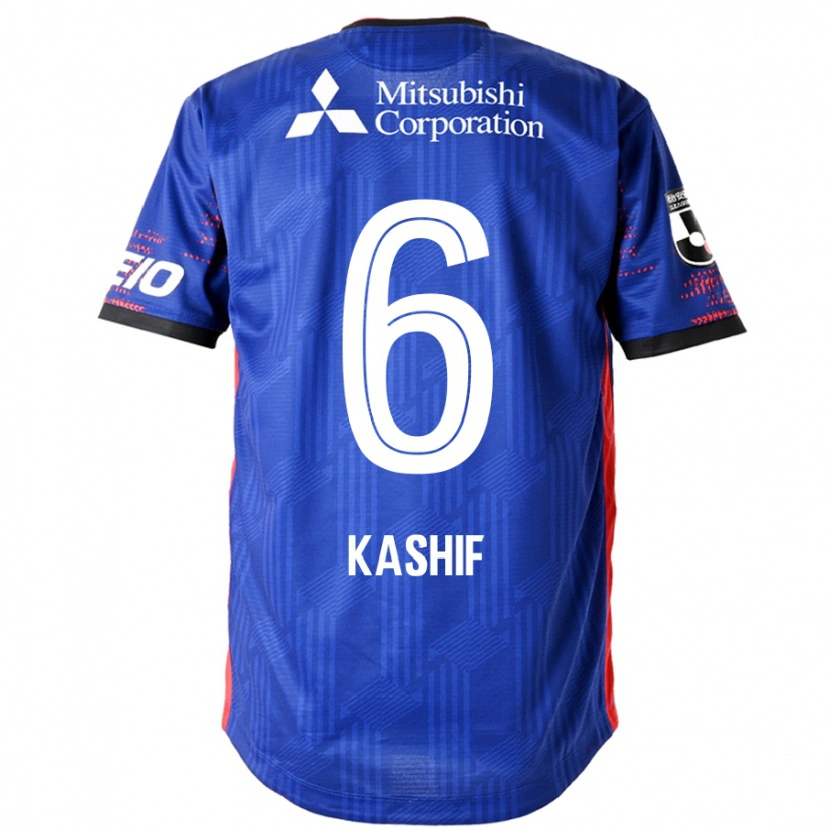 Danxen Mulher Camisola Kashif Bangnagande #6 Azul Royal Branco Principal 2025/26 Camisa Brasil