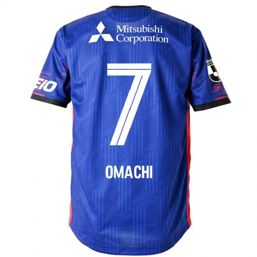Danxen Mulher Camisola Hyugo Omachi #7 Azul Royal Branco Principal 2025/26 Camisa Brasil