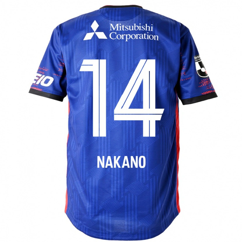 Danxen Mulher Camisola Yui Nakano #14 Azul Royal Branco Principal 2025/26 Camisa Brasil