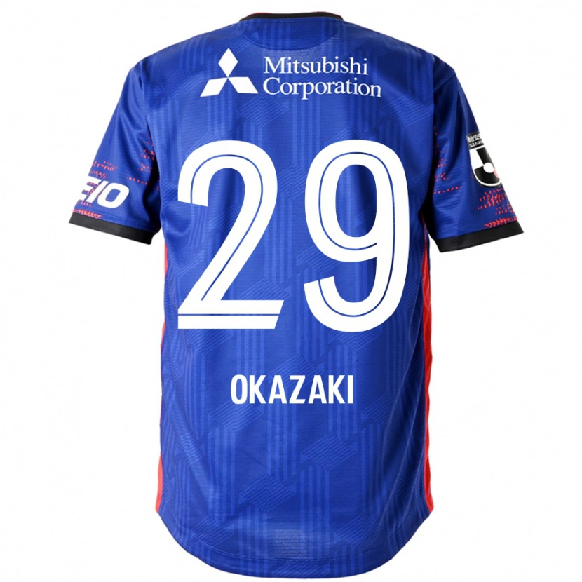 Danxen Mulher Camisola Makoto Okazaki #29 Azul Royal Branco Principal 2025/26 Camisa Brasil