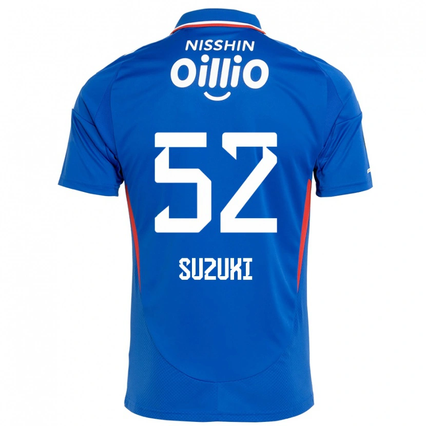 Danxen Mulher Camisola Kai Suzuki #52 Azul Royal Branco Principal 2025/26 Camisa Brasil