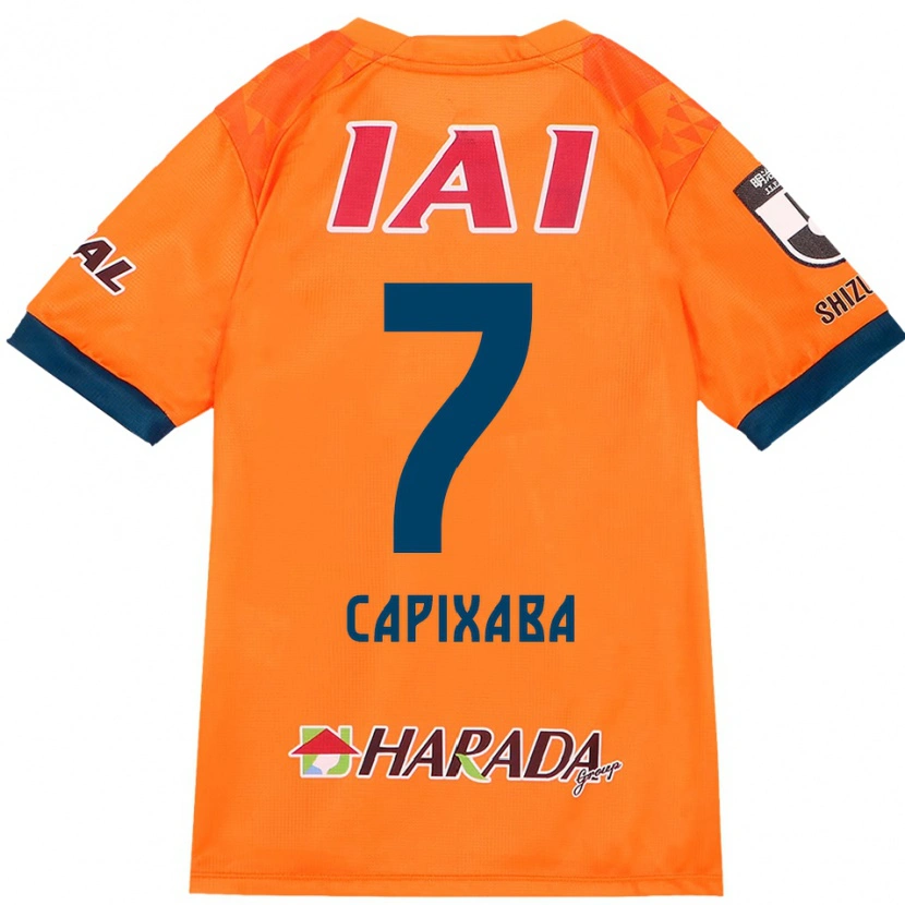 Danxen Mulher Camisola Capixaba #7 Laranja Vermelho Principal 2025/26 Camisa Brasil