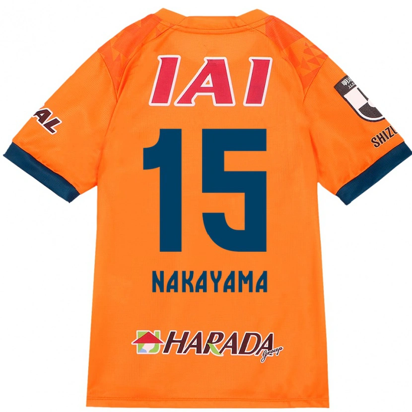 Danxen Mulher Camisola Atsuki Nakayama #15 Laranja Vermelho Principal 2025/26 Camisa Brasil