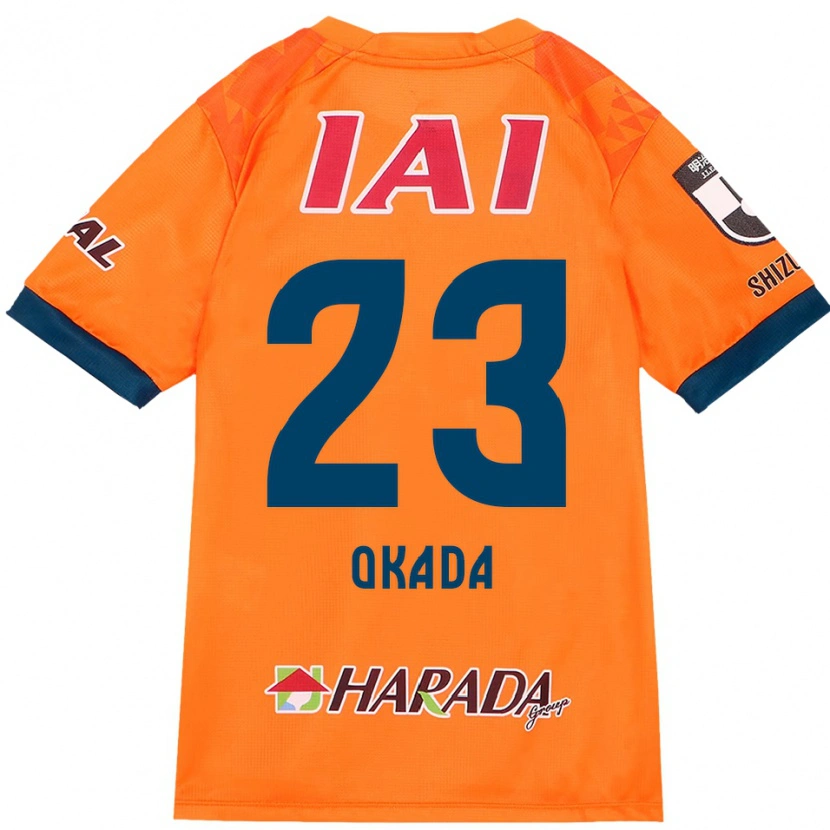 Danxen Mulher Camisola Shu Okada #23 Laranja Vermelho Principal 2025/26 Camisa Brasil