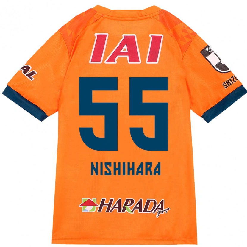 Danxen Mulher Camisola Motoki Nishihara #55 Laranja Vermelho Principal 2025/26 Camisa Brasil