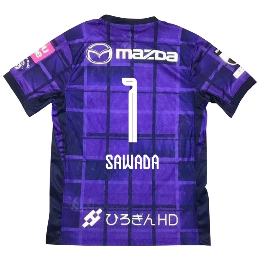 Danxen Mulher Camisola Shunsuke Sawada #1 Roxo Laranja Principal 2025/26 Camisa Brasil
