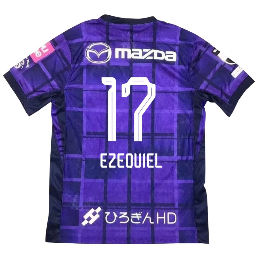 Danxen Mulher Camisola Ezequiel #17 Roxo Laranja Principal 2025/26 Camisa Brasil