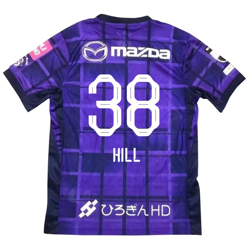 Danxen Mulher Camisola Cailen Hill #38 Roxo Laranja Principal 2025/26 Camisa Brasil